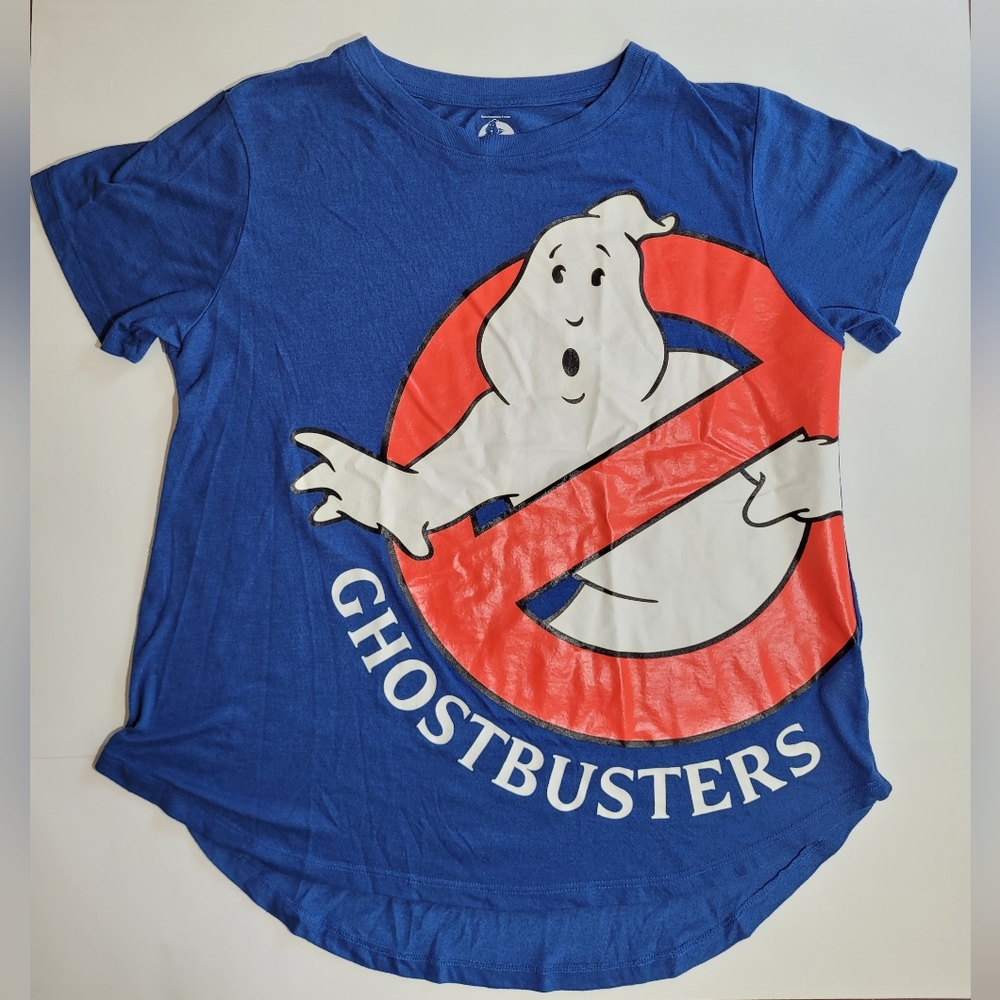 Blue Ghostbusters Graphic T-Shirt